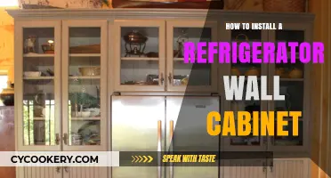 Easy Steps to Install a Refrigerator Wall Cabinet in Your Kitchen