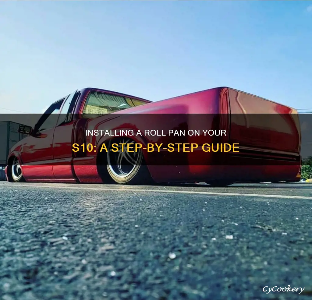 how to install a roll pan on a s10