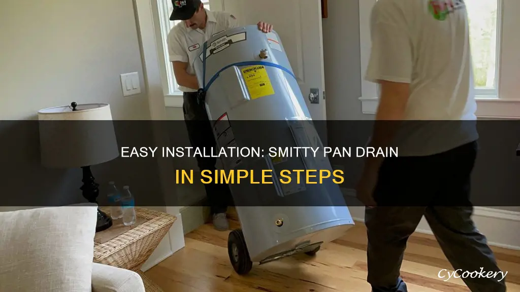 how to install a smiitty pan drain