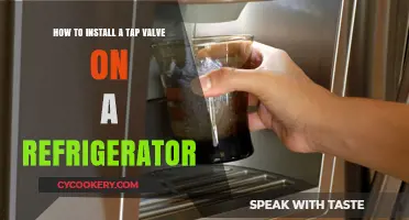 Effortless Refrigerator Maintenance: Installing a Tap Valve