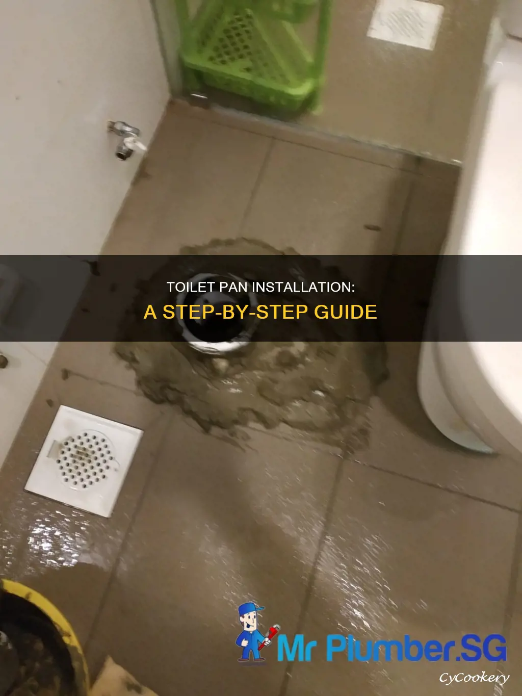 how to install a toilet pan &amp