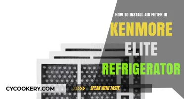 Effortless Air Filter Installation for Kenmore Elite Refrigerators