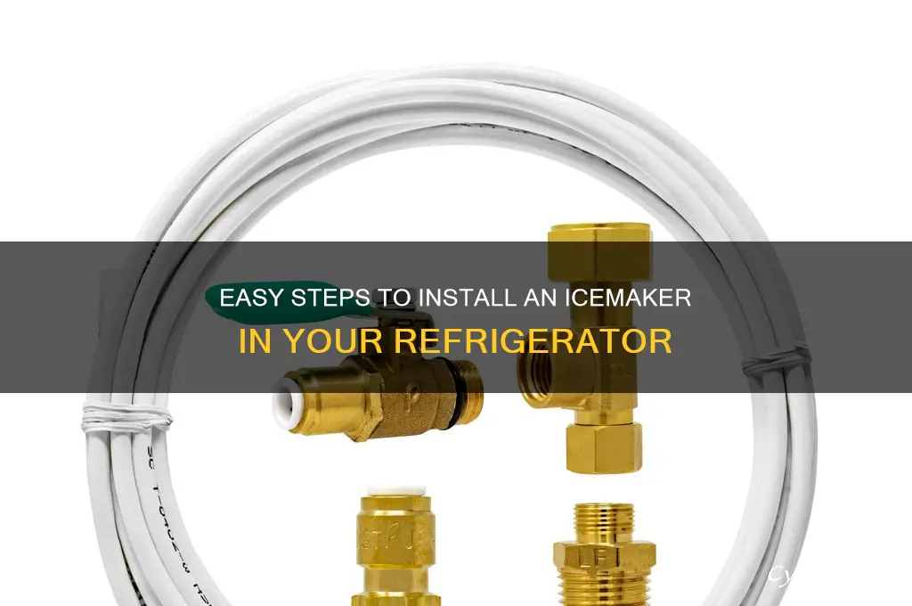 how to install an icemaker in a refrigerator