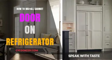 Easy Steps to Install a Cabinet Door on Your Refrigerator