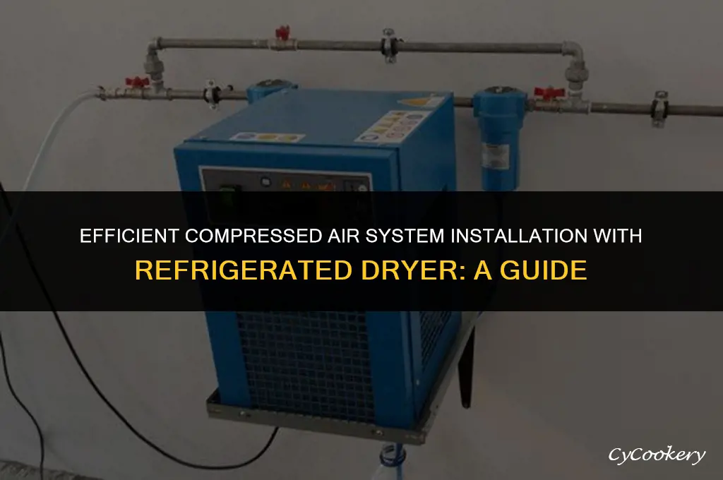 how to install compressed air system with refrigerated dryer