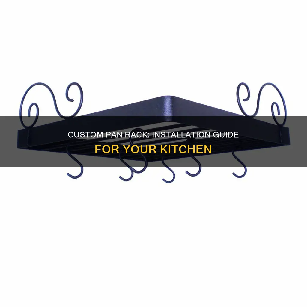 how to install custom pan rack