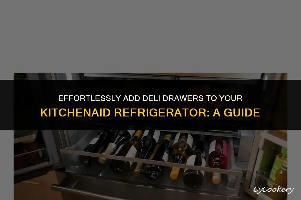 how to install deli drawers in kitchenaid refrigerator