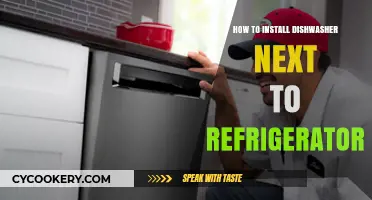 Easy Steps to Install Dishwasher Beside Your Refrigerator Seamlessly