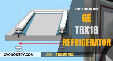 Easy Guide: Installing the Door Gasket on Your GE TBX18 Fridge