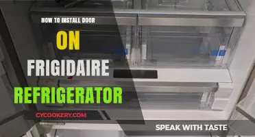 Easy Guide to Installing a Door on Your Frigidaire Refrigerator