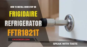 Easy Guide: Installing a Door Stop on Your Frigidaire FFTR1821T Fridge