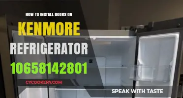 Easy Guide to Installing Doors on Your Kenmore Refrigerator 106.58142801