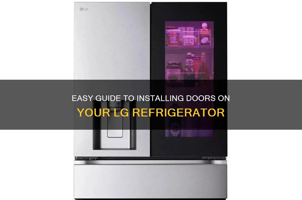 how to install doors on lg refrigerator