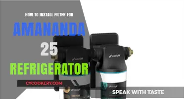 Easy Guide to Installing a Filter for Your Amanda 25 Refrigerator
