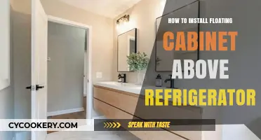 Easy Guide to Installing a Floating Cabinet Above Your Refrigerator