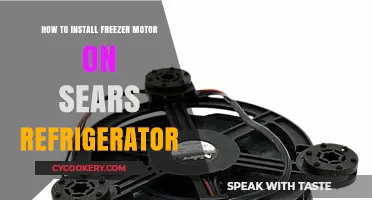 Effortless Freezer Motor Installation on Sears Refrigerators: A Guide