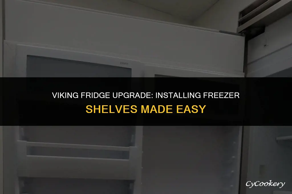 how to install freezer shelves in a viking refrigerator