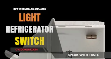 Easy Guide to Installing GE Appliance Light Refrigerator Switch