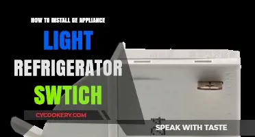 Easy Guide to Installing GE Appliance Light Refrigerator Switch