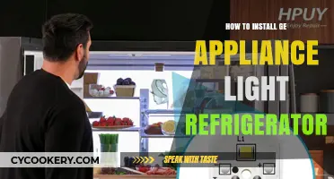 Easy Steps to Install Light in Your GE Refrigerator