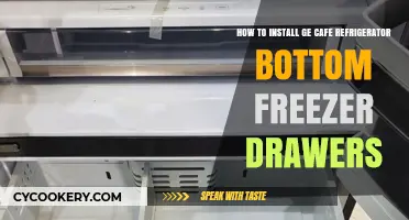Effortless Installation: GE Cafe Refrigerator Bottom Freezer Drawers