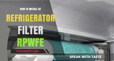 Easy Guide: Installing GE Refrigerator Filter RPWFE in Simple Steps