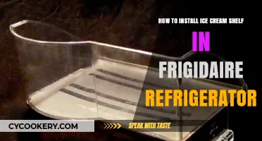 Easy Steps to Install an Ice Cream Shelf in Your Frigidaire Fridge