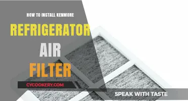 Easy Steps to Install Your Kenmore Refrigerator Air Filter