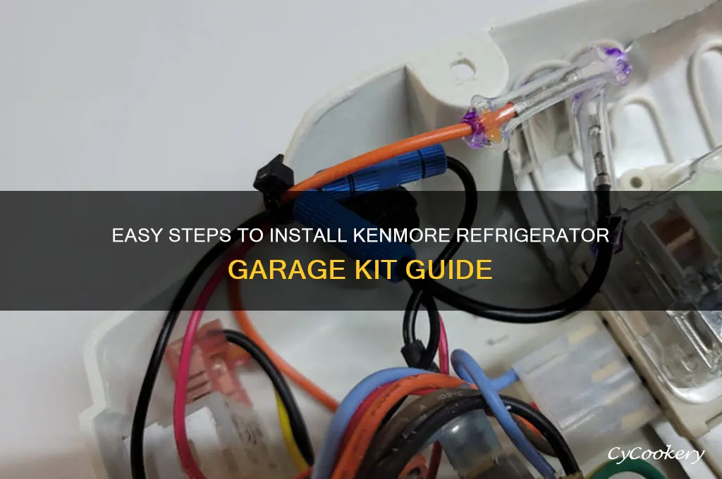 how to install kenmore refrigerator garage kit