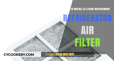 Effortless Installation: LG LT120F Replacement Refrigerator Air Filter Guide