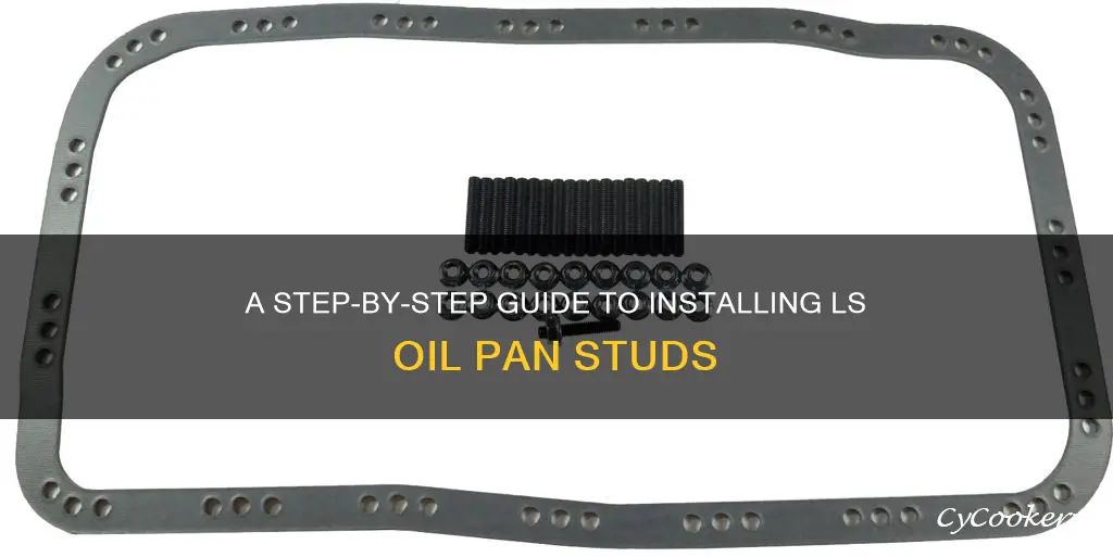 how to install ls oil pan studs