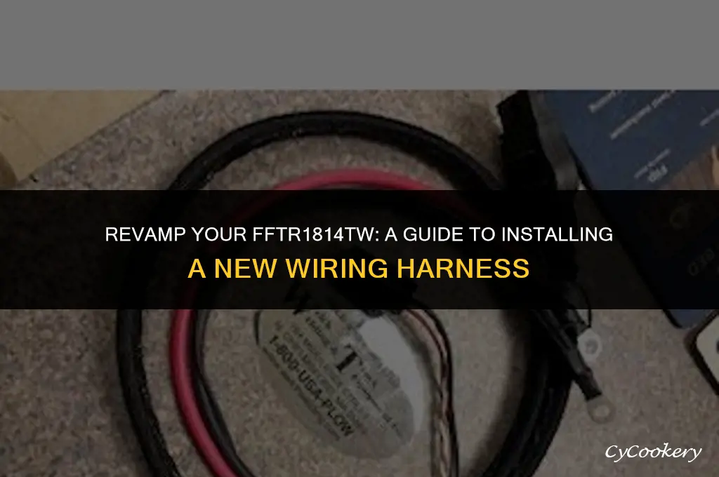 how to install new wiring harness on fftr1814tw refrigerator