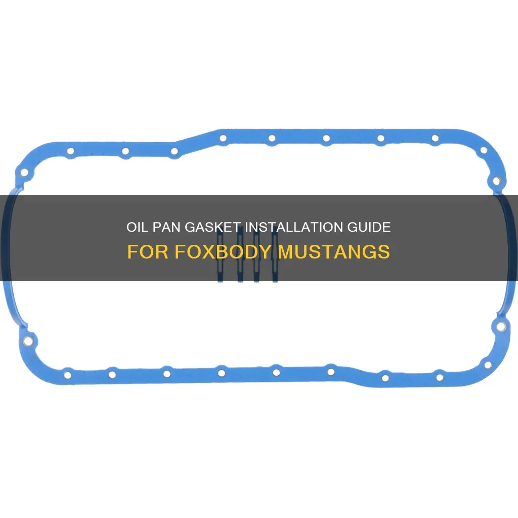 how to install oil pan fasked foxbody mustang