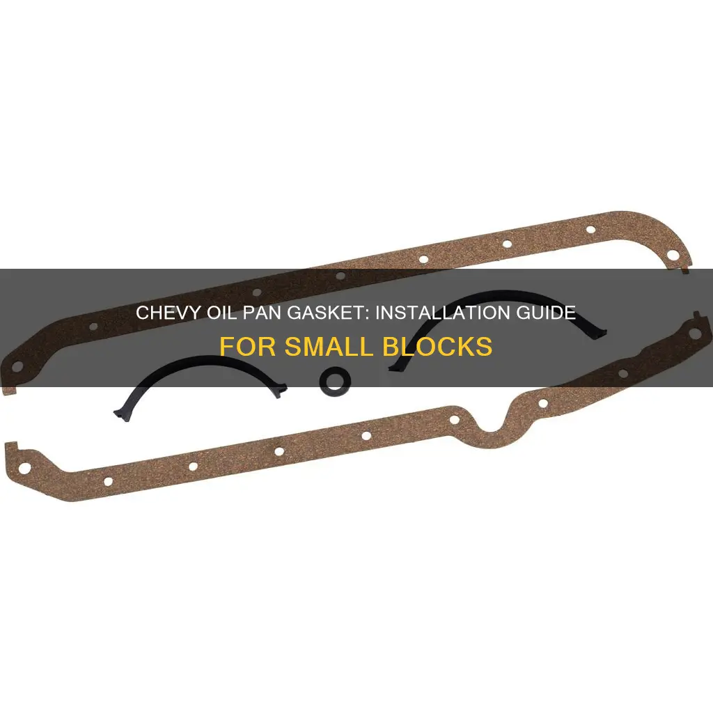 how to install oil pan gasket small block chevy