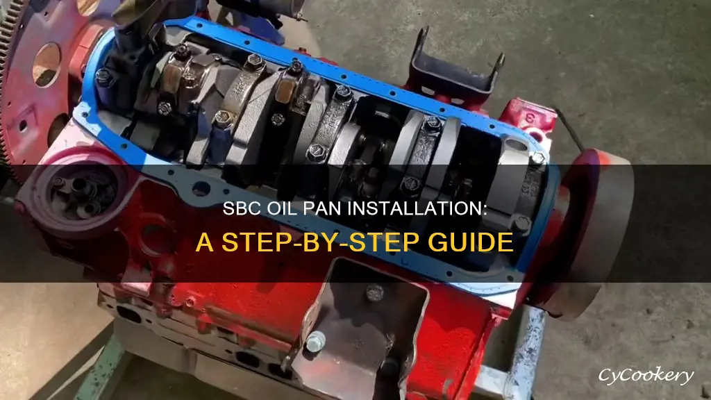 how to install oil pan on sbc