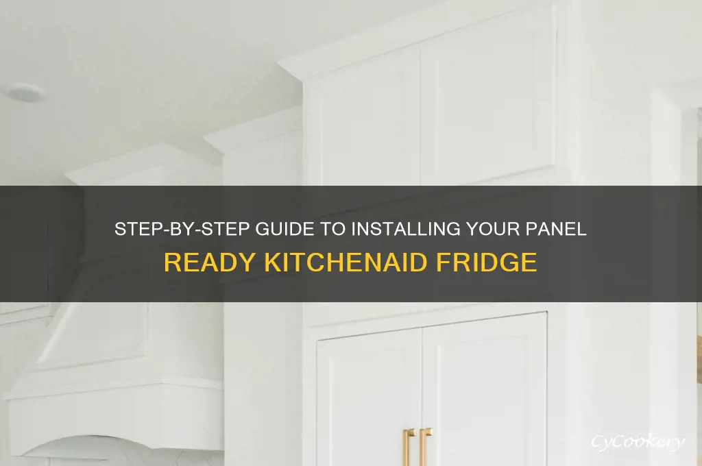 how to install panel ready kitchenaid refrigerator