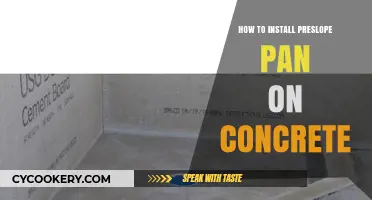 Easy Steps to Install Preslope Pan on Concrete
