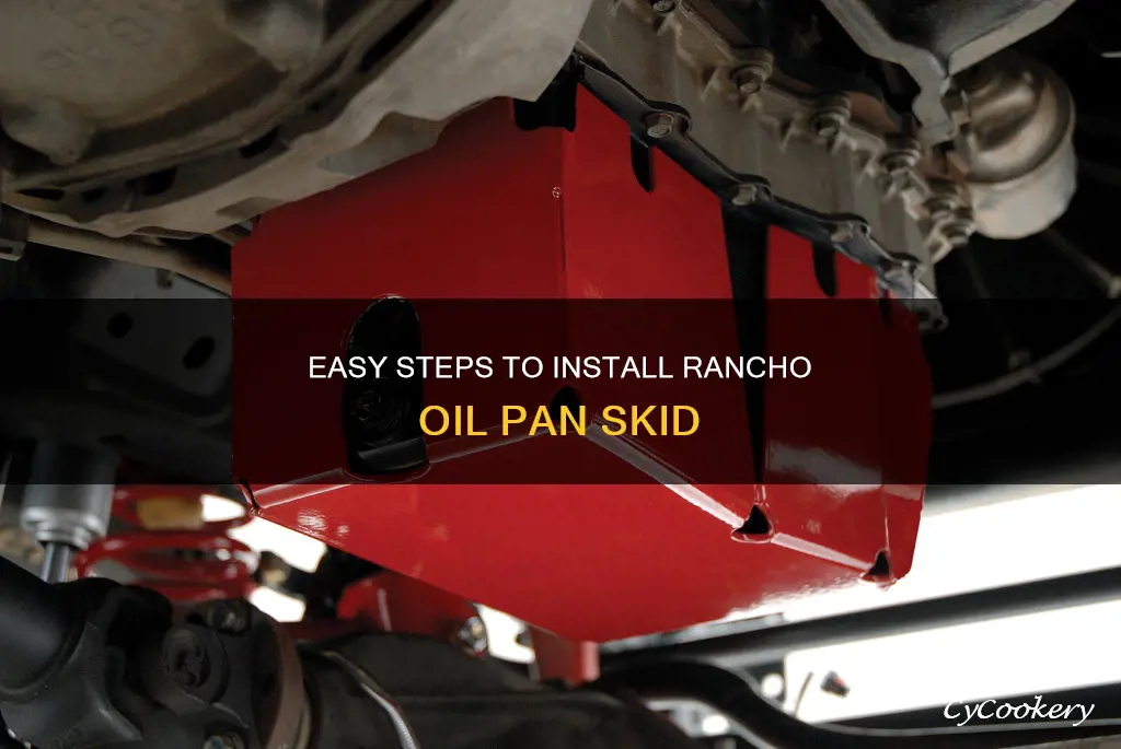 how to install rancho oil pan skid