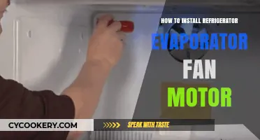 Easy Steps to Install Your Refrigerator Evaporator Fan Motor