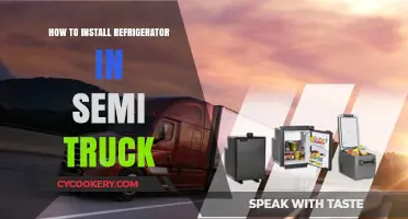 Installing a Refrigerator in Your Semi Truck: A Step-by-Step Guide