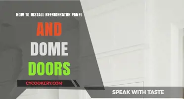 DIY Guide: Installing Refrigerator Panels and Dome Doors