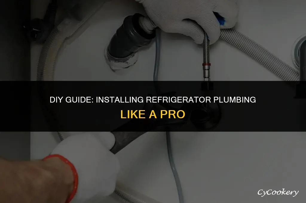 how to install refrigerator plumbing family handymanthe family handyman