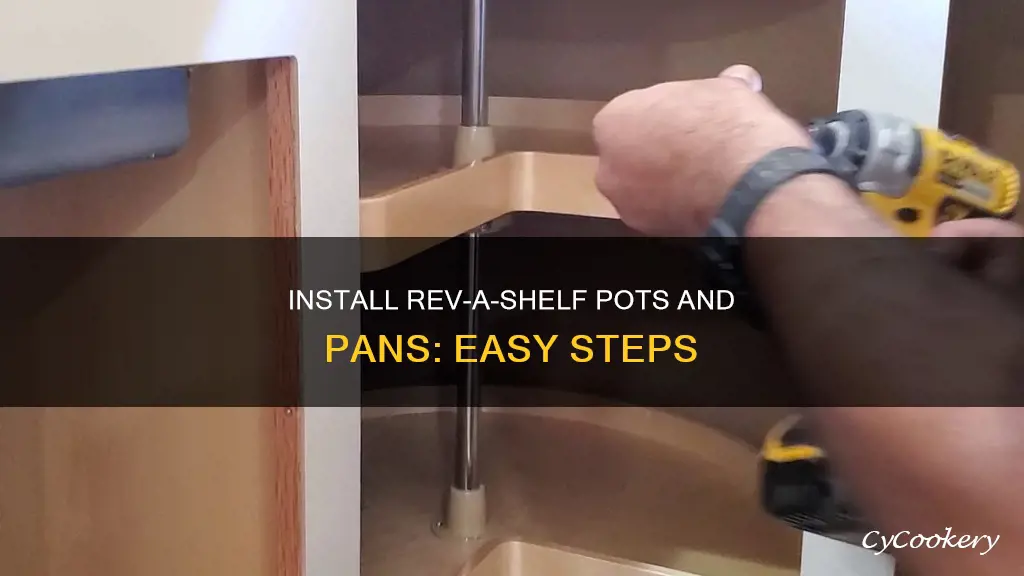 how to install rev a shelf pots and pans