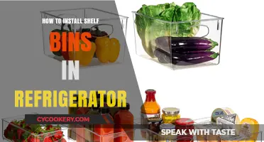 Organize Your Fridge Efficiently: A Guide to Installing Shelf Bins