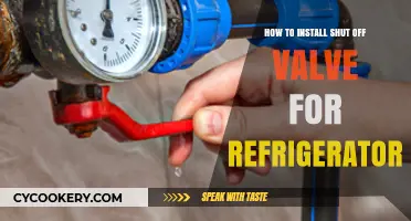 Easy Guide to Installing a Shut-Off Valve for Your Refrigerator