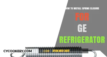 Effortless Spring Closure Installation for GE Refrigerators