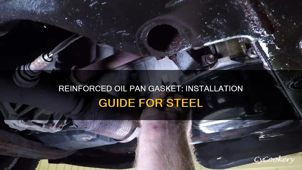 how to install steel renforced oil pan gasket