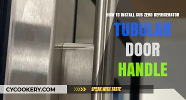 Effortless Installation: Sub-Zero Tubular Door Handle Guide