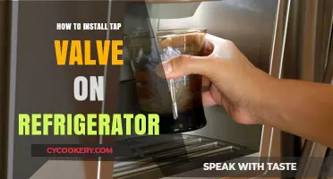 Easy Steps to Install a Tap Valve on Your Refrigerator