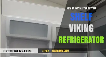 Easy Guide to Installing the Bottom Shelf in Your Viking Refrigerator